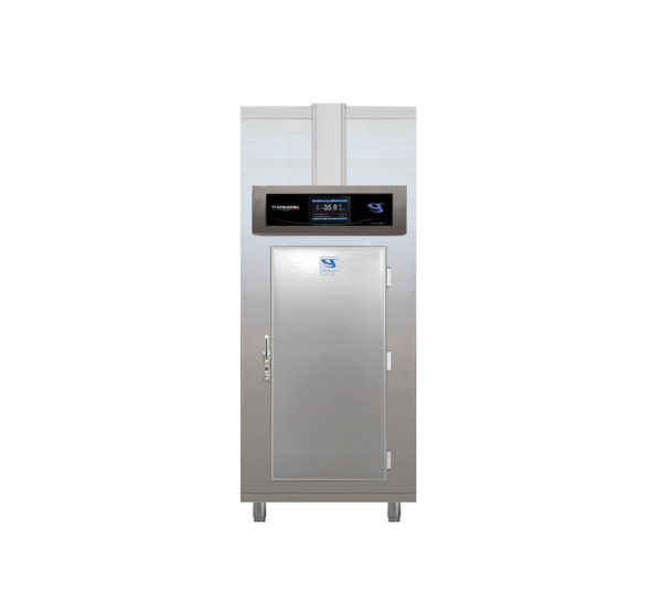 Blast chiller and shock freezer for trays